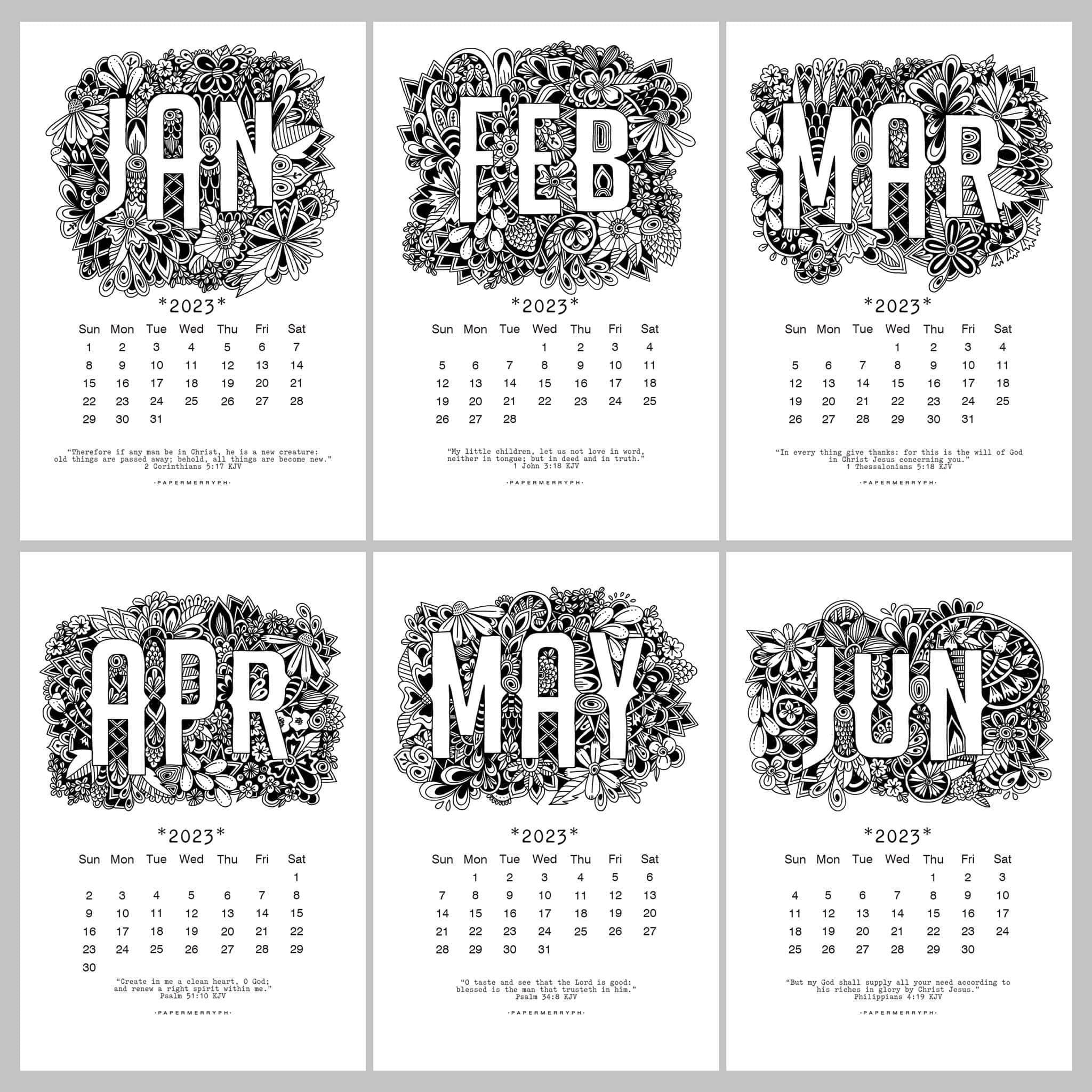 2023 Desktop Doodle Calendar Bundle Doodle Calendar Handmade Brass 2023-desktop-doodle-calendar-bundle-doodle-calendar-handmade-brass