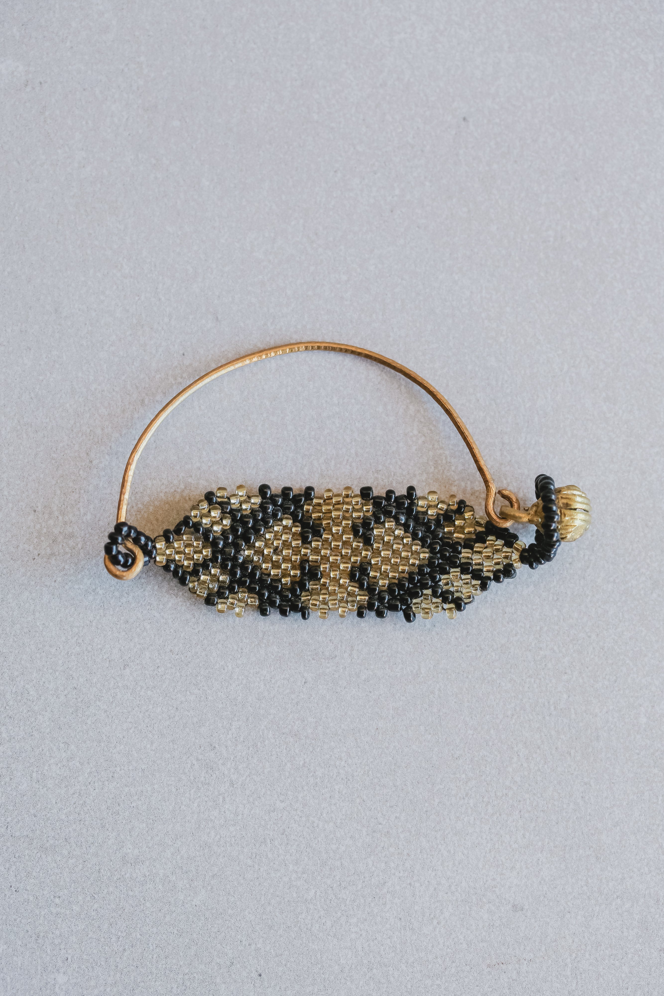 Sesotunawa - Tboli Klung Shield Handmade Brass and Beads Bracelet